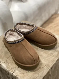 Online - Tasman slipper, kastanja Tohvelit|Saappaat Ja Nilkkurit