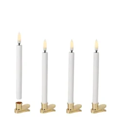 Outlet Uyuni - LED klipsikynttilät joulukuuseen (4 kpl) Kynttilät Ja Lyhdyt