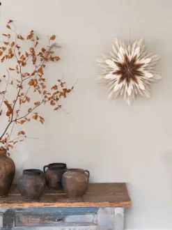 Outlet - Marta 60 tähti, brown Paperitähdet