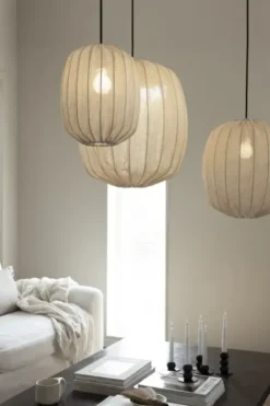 Outlet Watt&Veke - Prisma 25 kattovalaisin pellavaa, natural Valaisimet