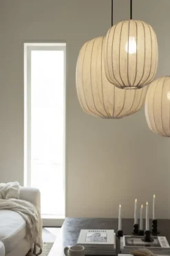 Online Watt&Veke - Prisma 35 kattovalaisin pellavaa, natural Valaisimet