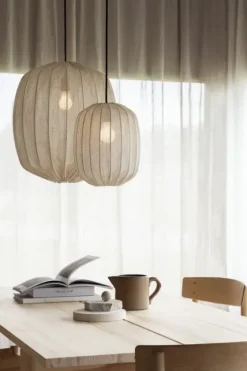 Online Watt&Veke - Prisma 35 kattovalaisin pellavaa, natural Valaisimet