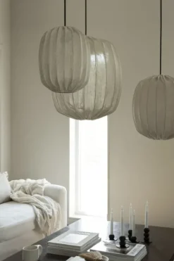 Online Watt&Veke - Prisma 45 kattovalaisin pellavaa, natural Valaisimet