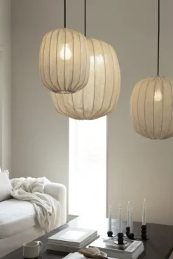 Online Watt&Veke - Prisma 45 kattovalaisin pellavaa, natural Valaisimet