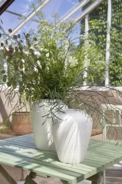 Discount Willow maljakko H25 cm, valkoinen Ruukut Ja Maljakot