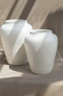 Online Willow maljakko H45 cm, valkoinen Ruukut Ja Maljakot